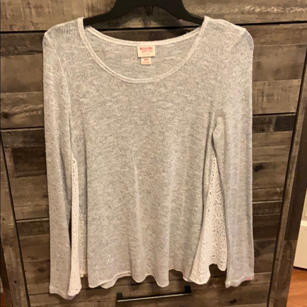 grey sweater